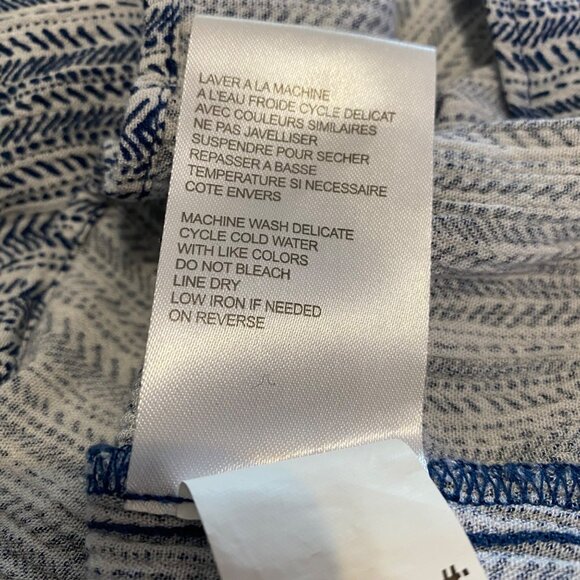 Tribal Jeans Tank Top Size Small Tunic Embroidered Boho Gypsy Hippie V Neck - Picture 8 of 8